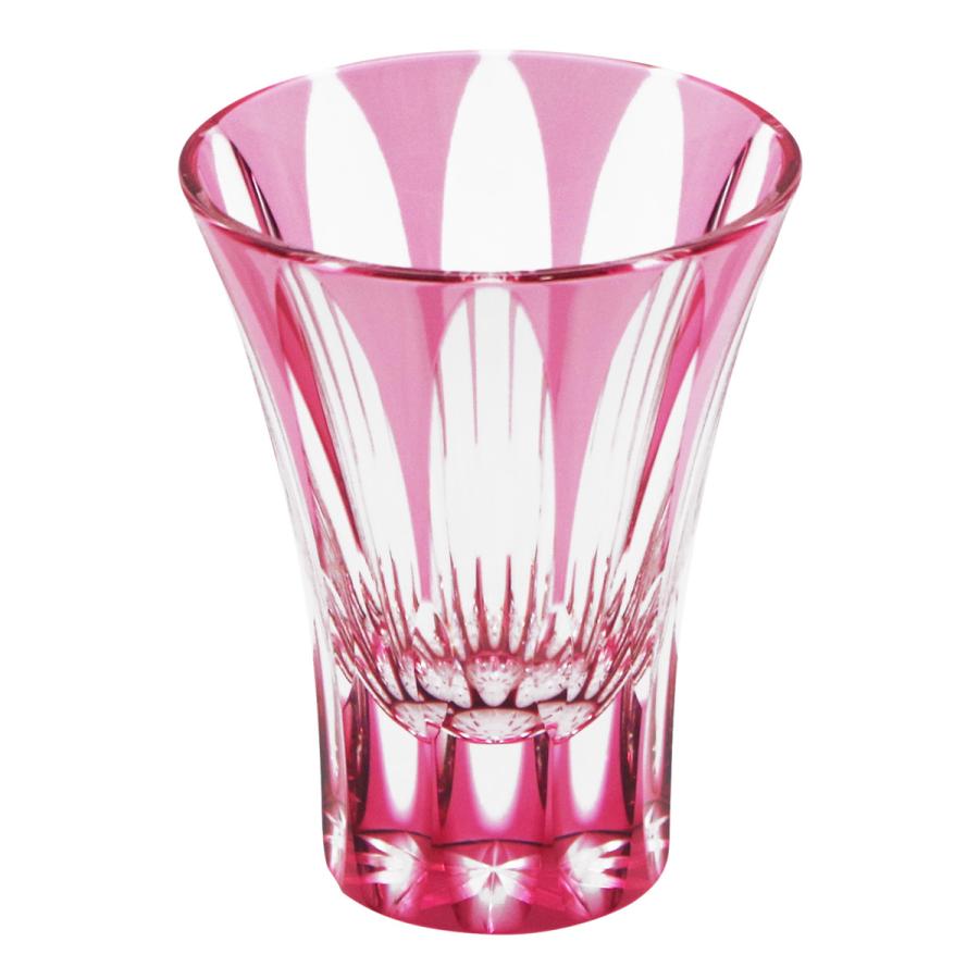 ASAGAO Crystal Sake Cup in Pink