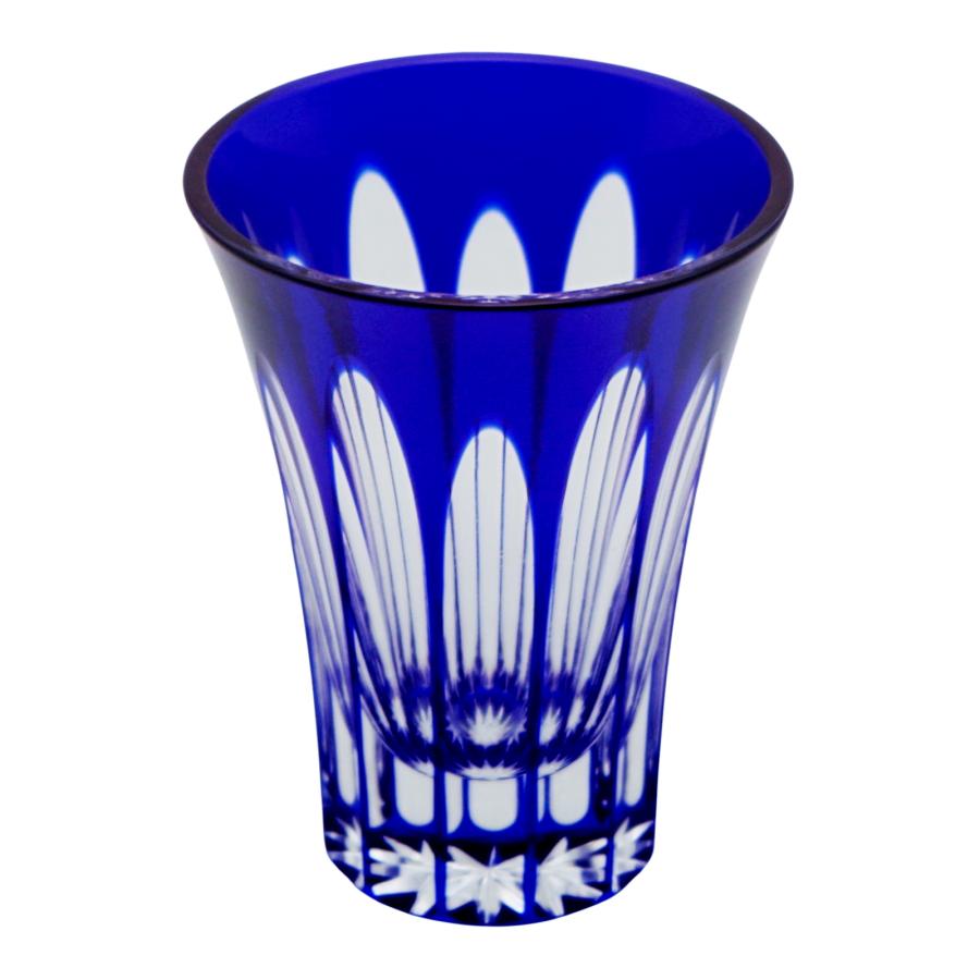 12 Stripes Flare Sake Cup in Blue
