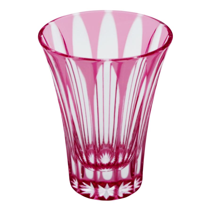 12 Stripes Flare Sake Cup Type II in Pink