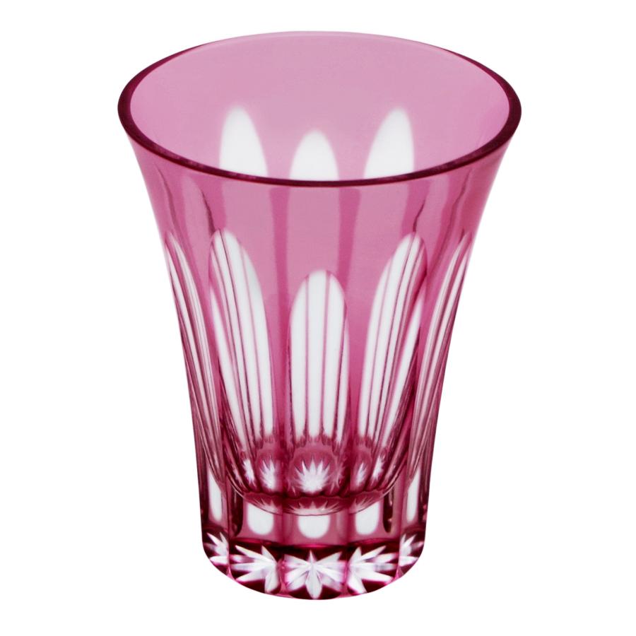 12 Stripes Flare Sake Cup in Pink