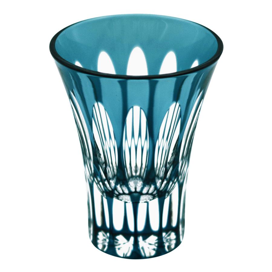 NITAMA Crystal Sake Cup in Teal