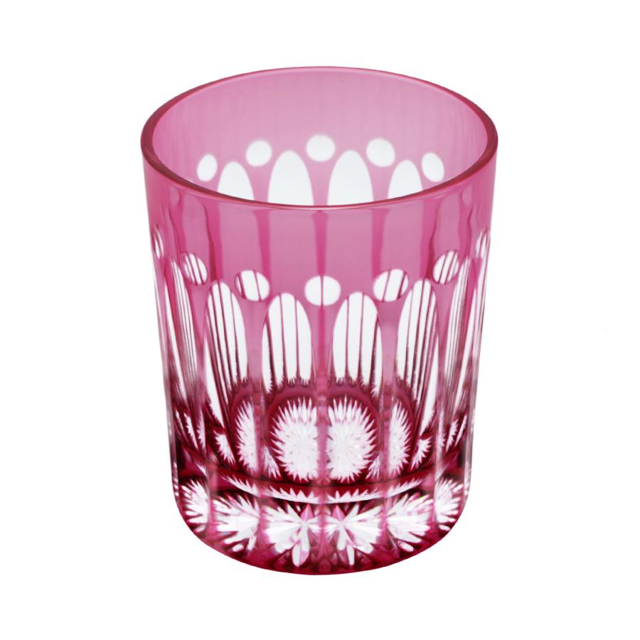 CROWN Crystal Rocks Glass in Pink