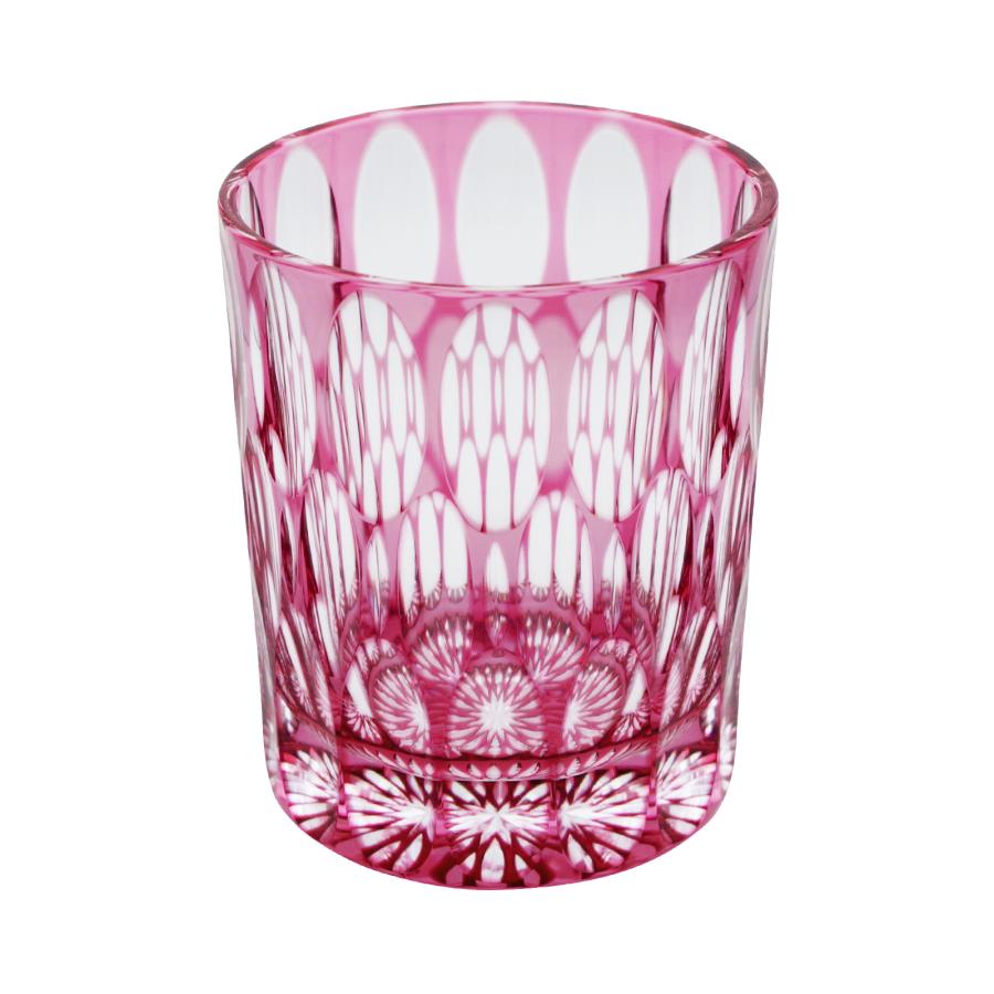 RAN Crystal Rocks Glass in Pink