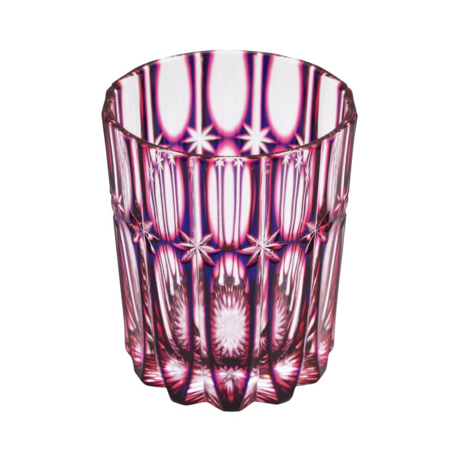 RYUSEI Duotone Crystal Rocks Glass in Blue & Pink
