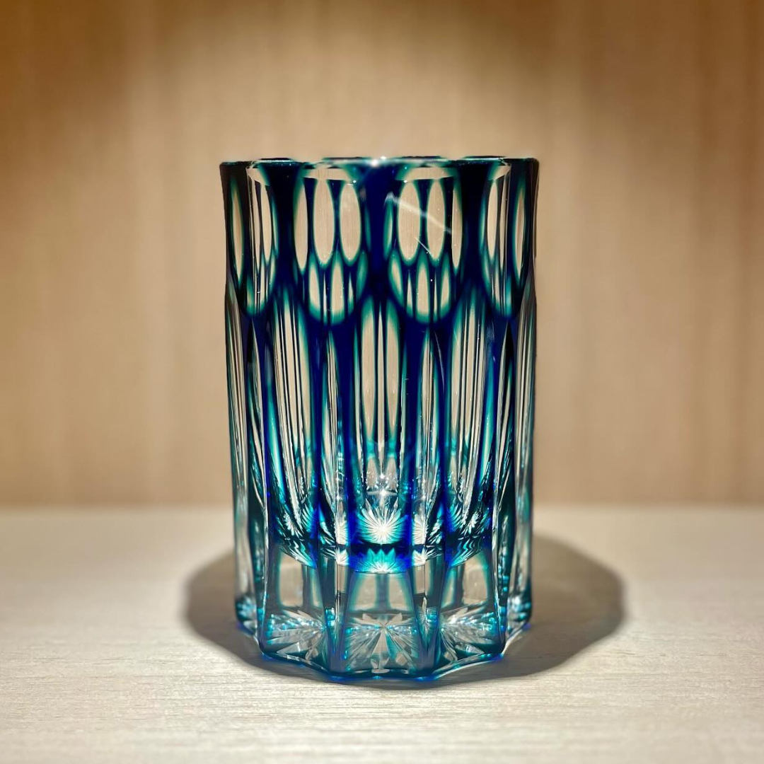 TSURUGI Duotone Crystal Highball Glass