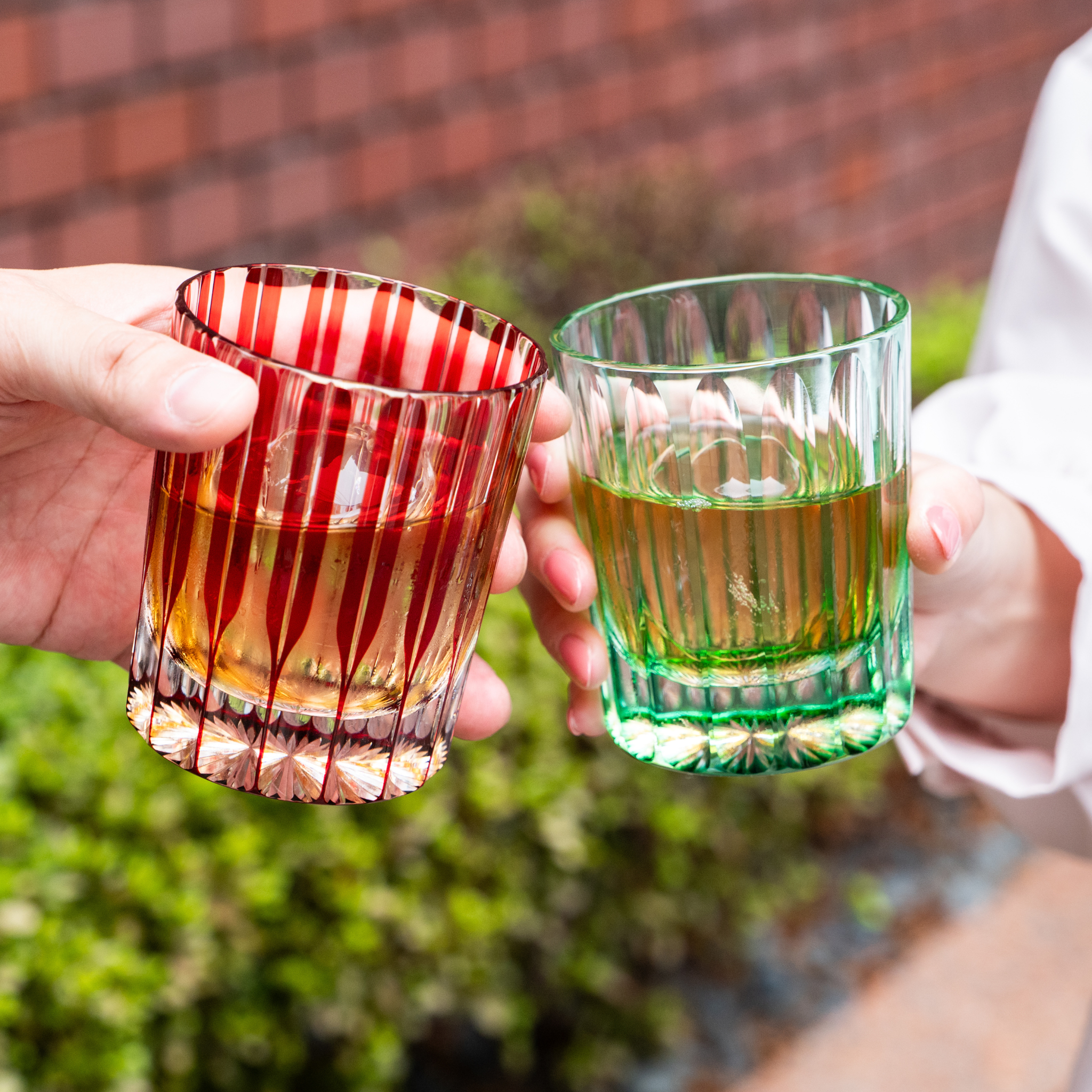 16 Stripes Rocks Glass Type II