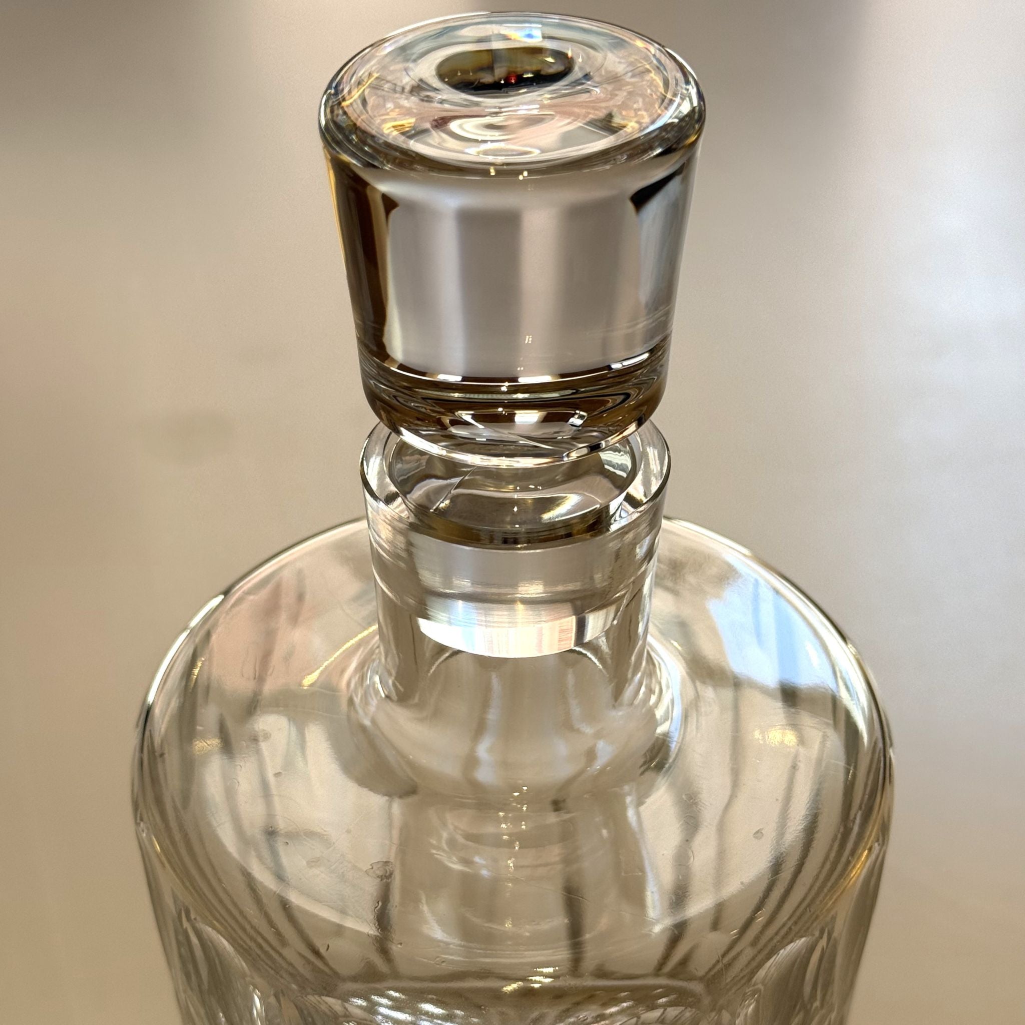 Clear Crystal Whisky Decanter