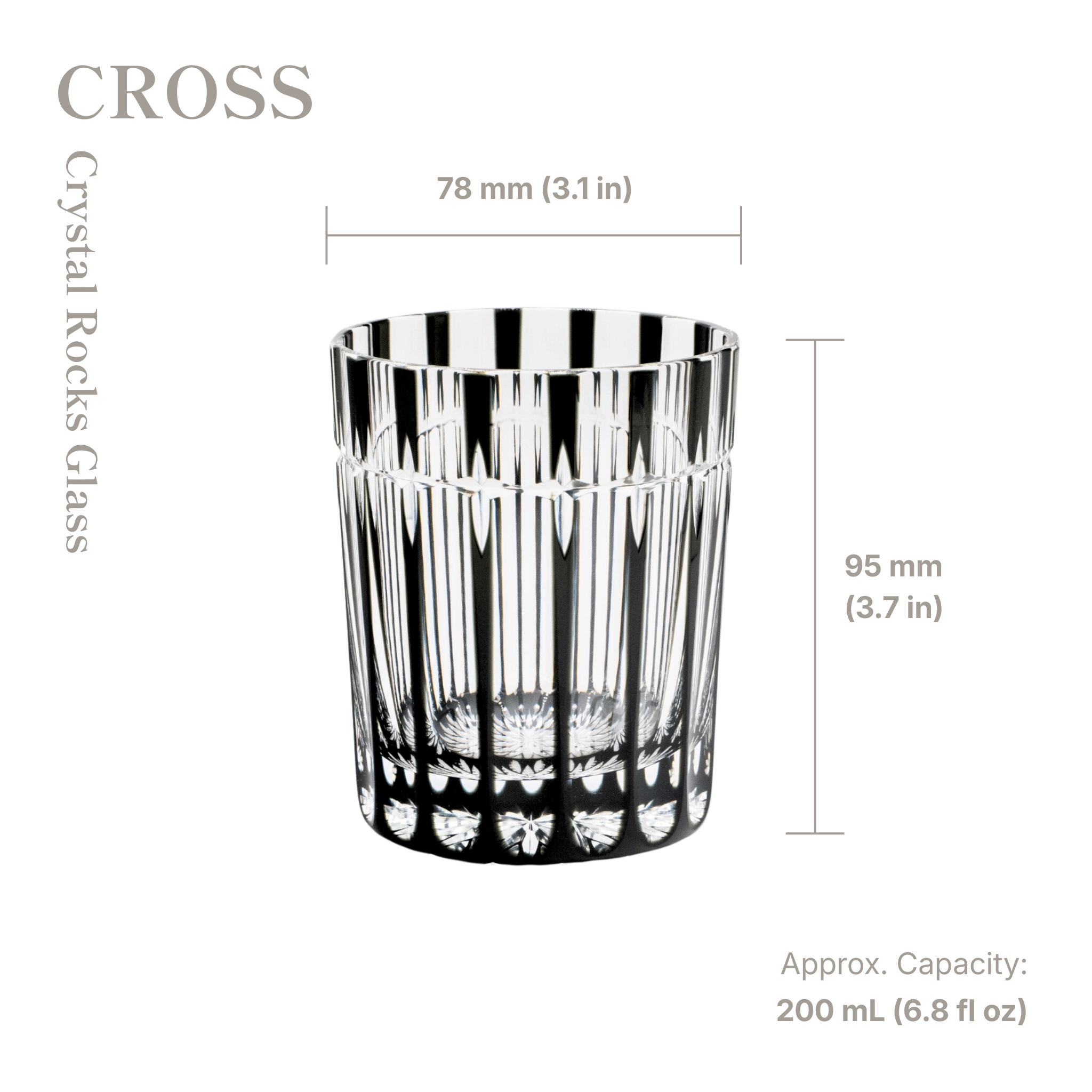 CROSS Crystal Rocks Glass