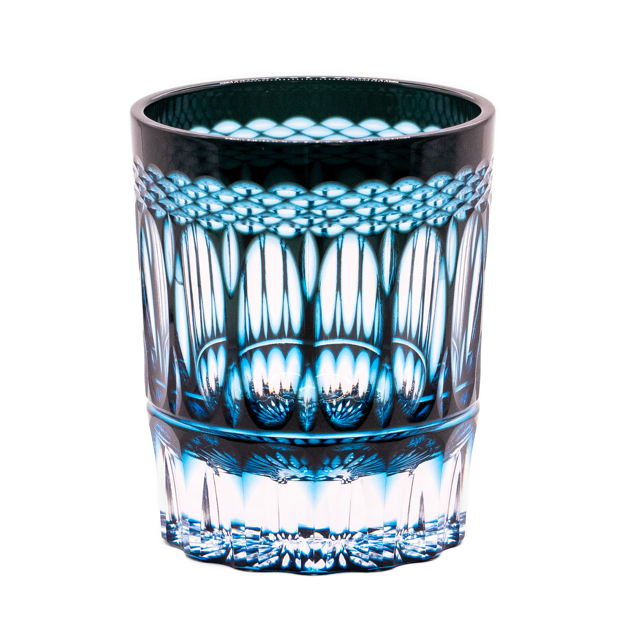 GEKKO Duotone Crystal Rocks Glass