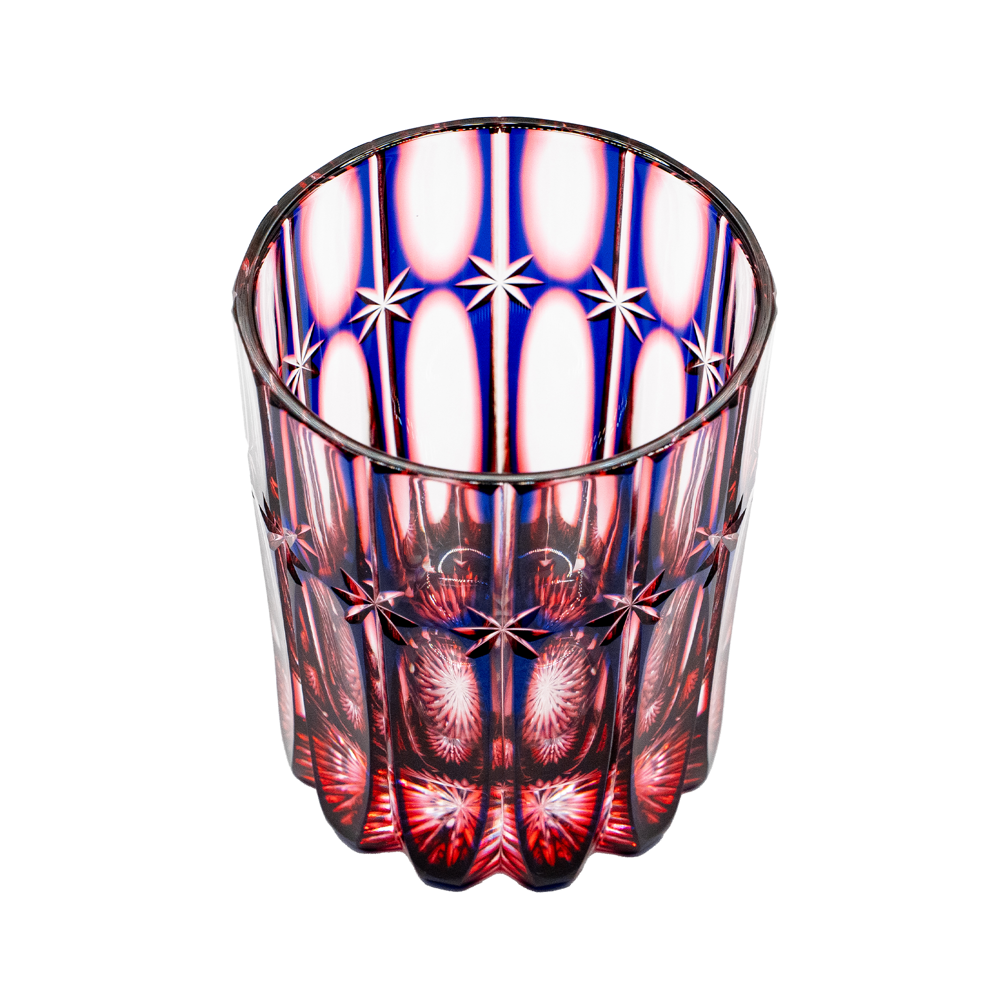 RYUSEI Duotone Crystal Rocks Glass