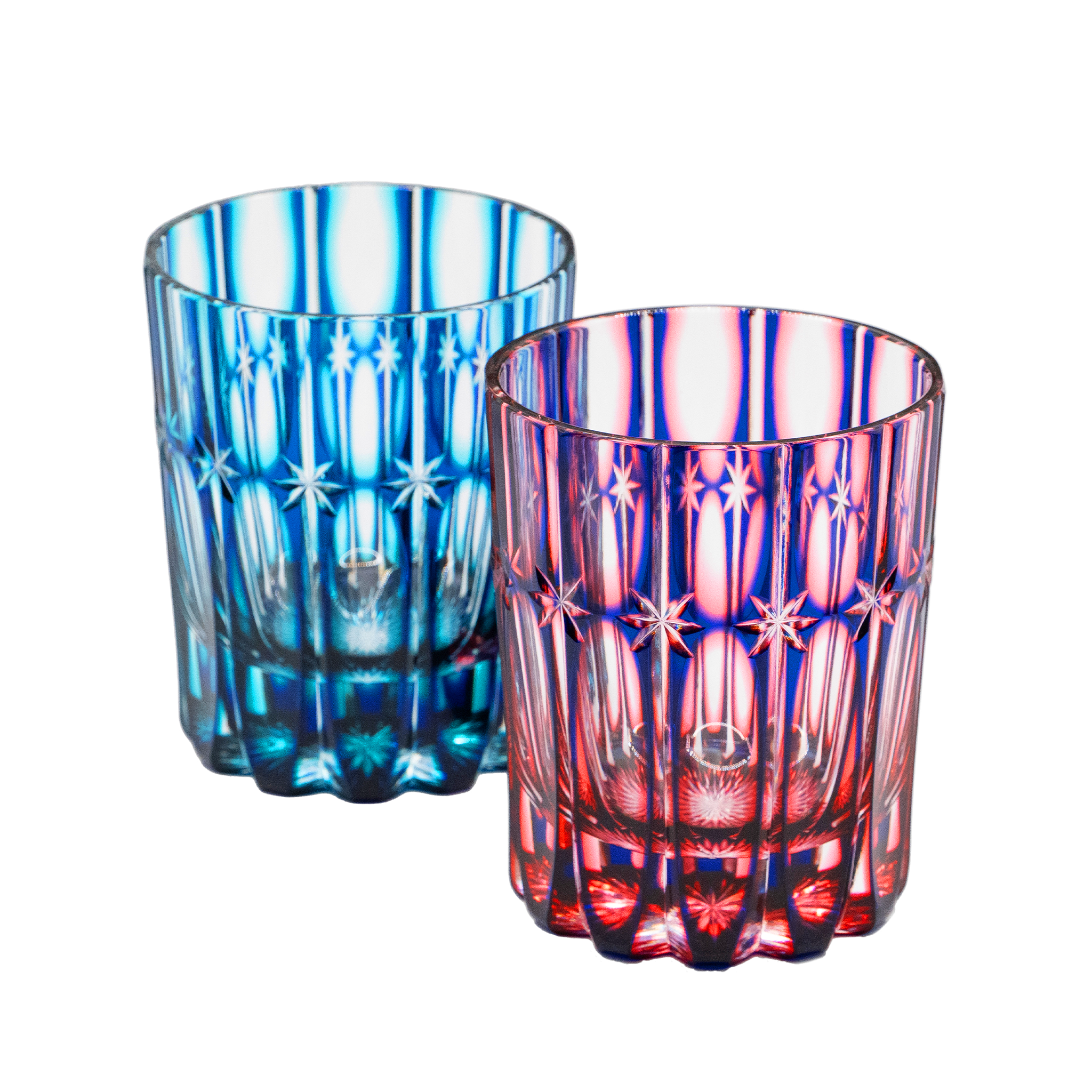 RYUSEI Duotone Crystal Rocks Glass