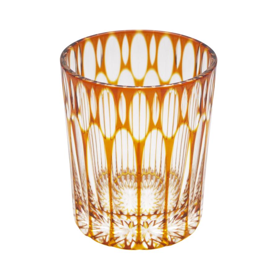TSUBOMI Crystal Rocks Glass in Amber