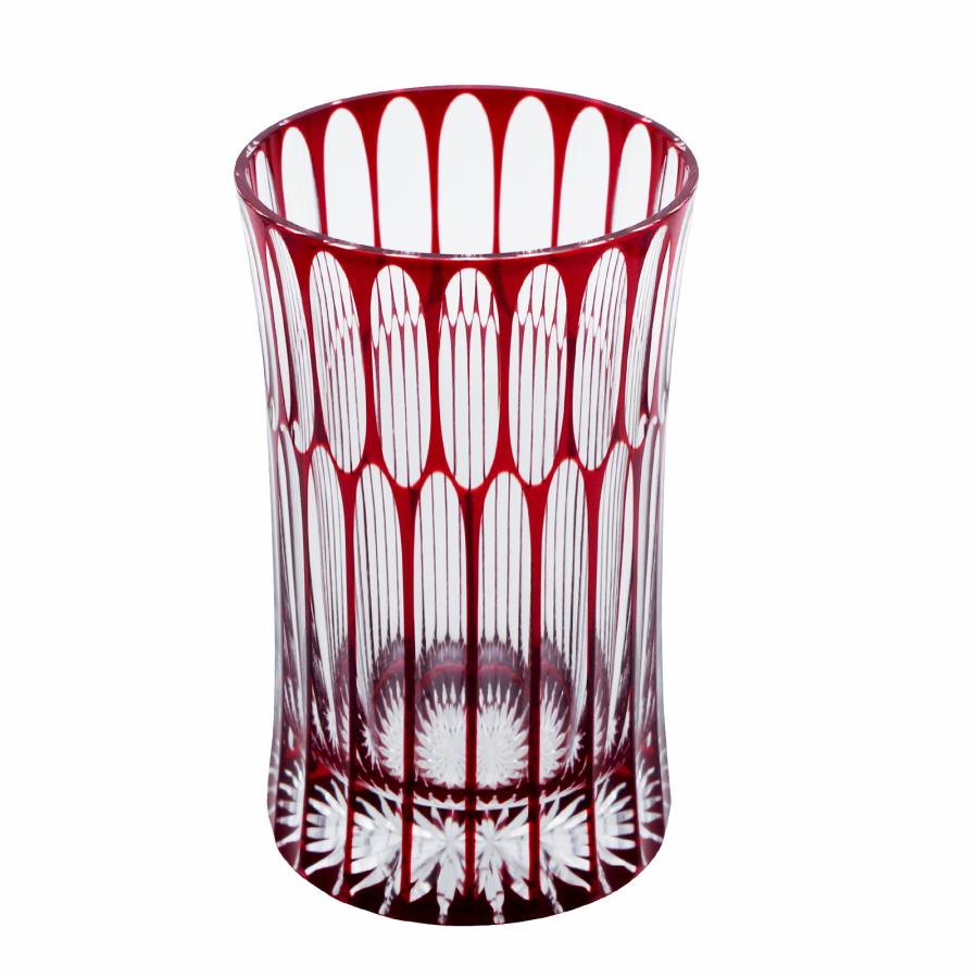 21 Stripes Flare Tumbler 180 mL in Red