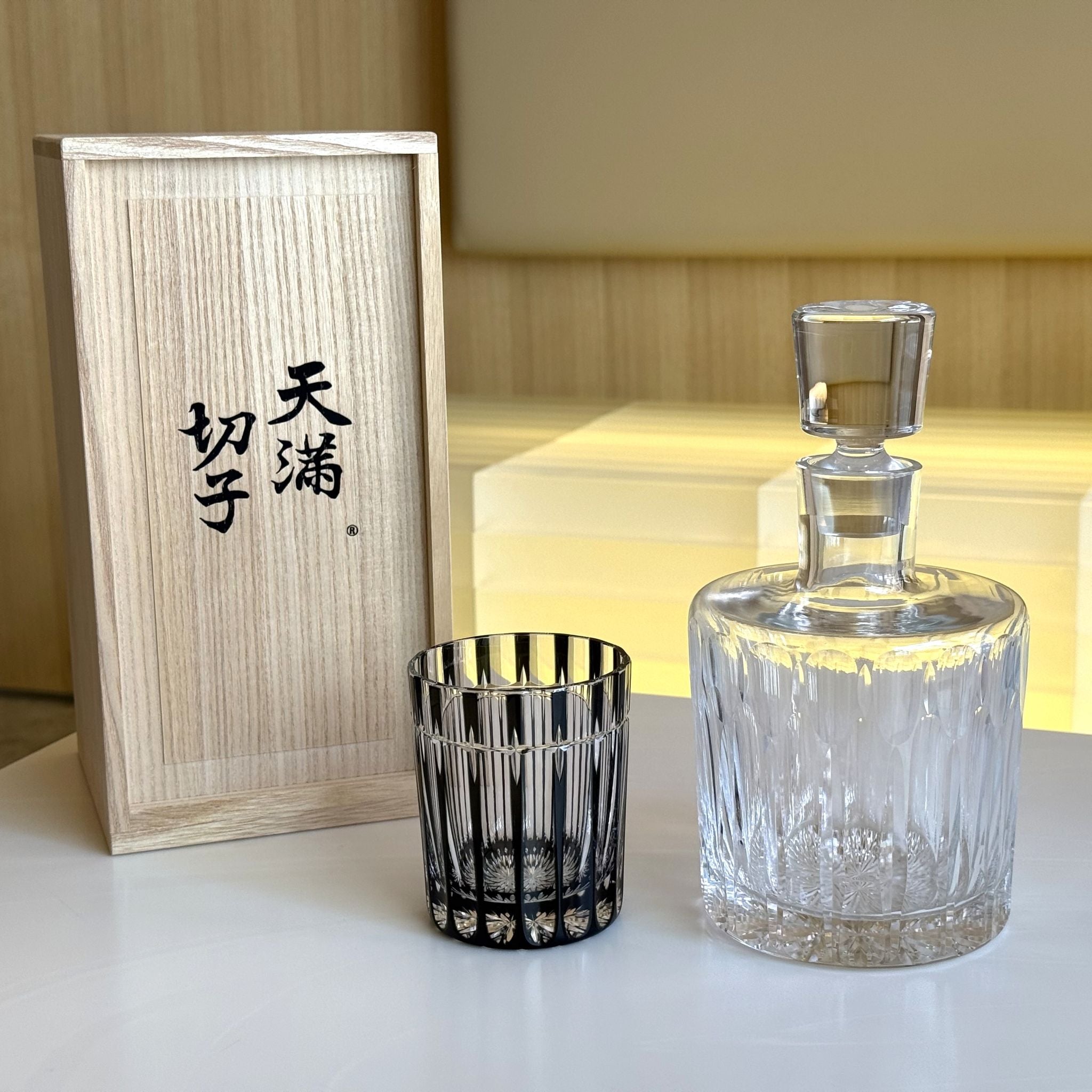 Clear Crystal Whisky Decanter