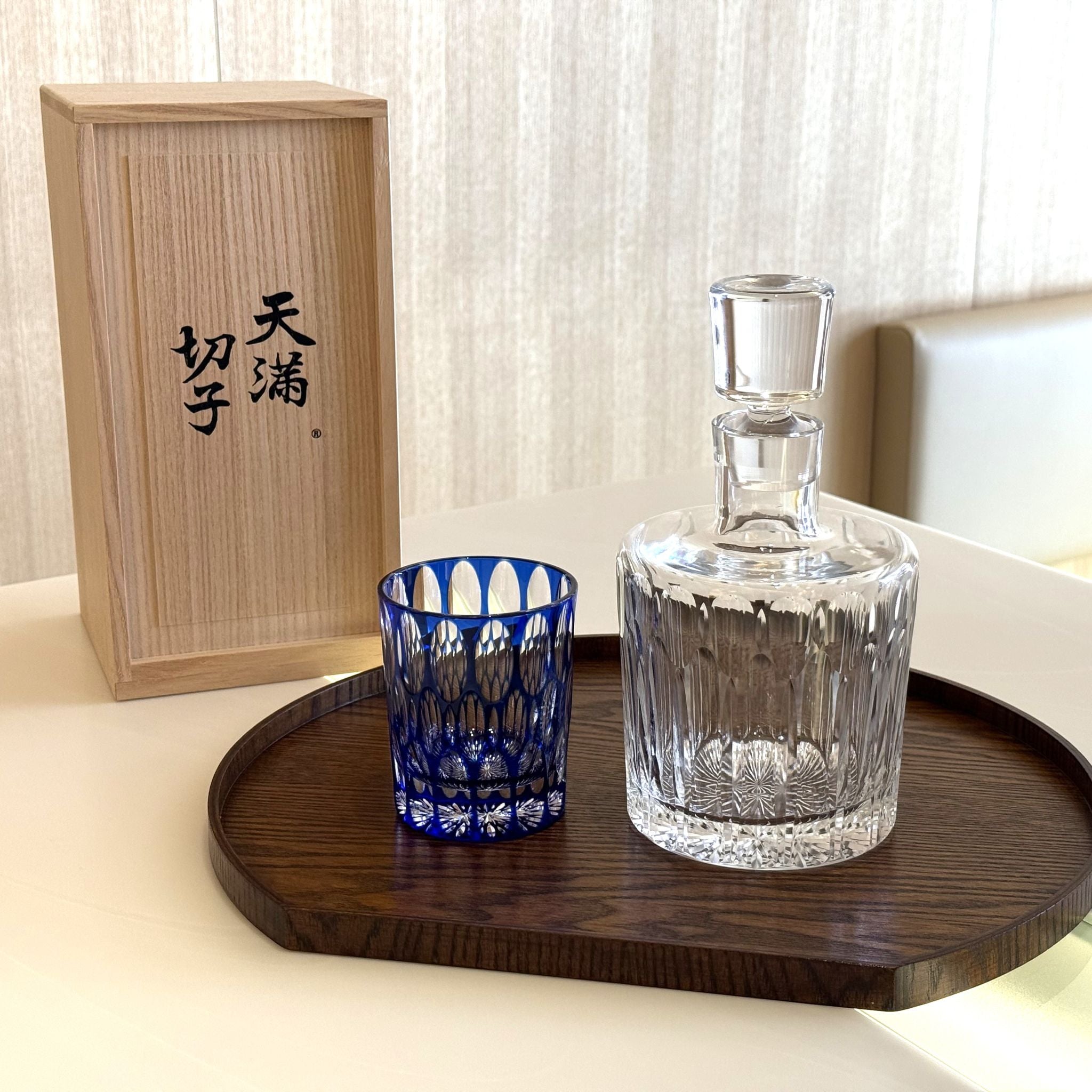 Clear Crystal Whisky Decanter