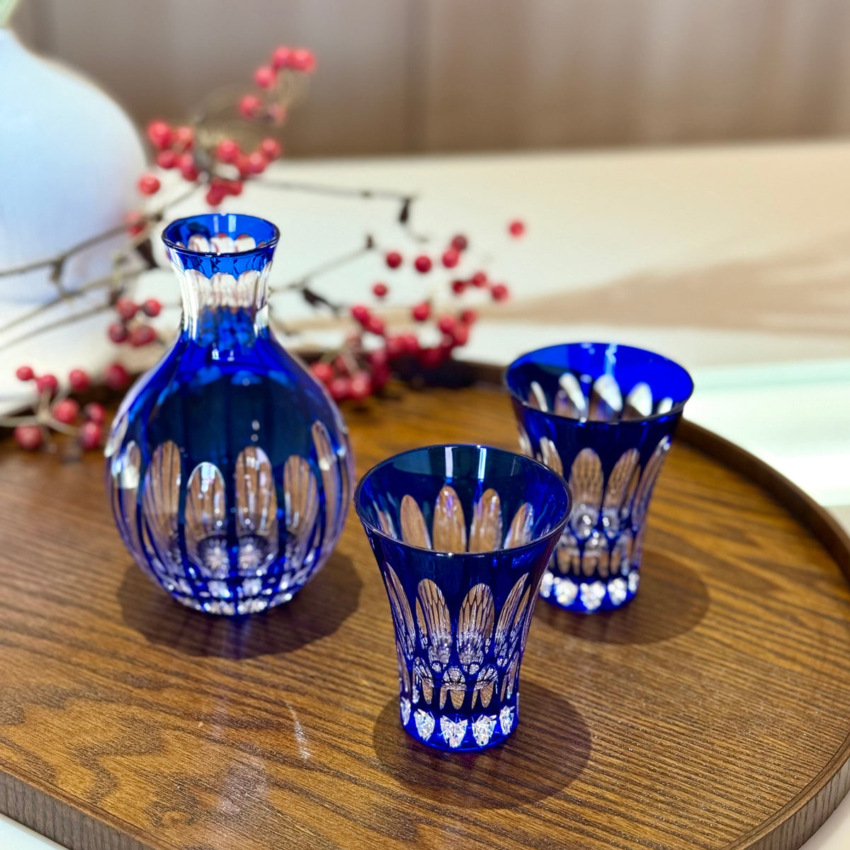 NITAMA Flare Crystal Sake Cup