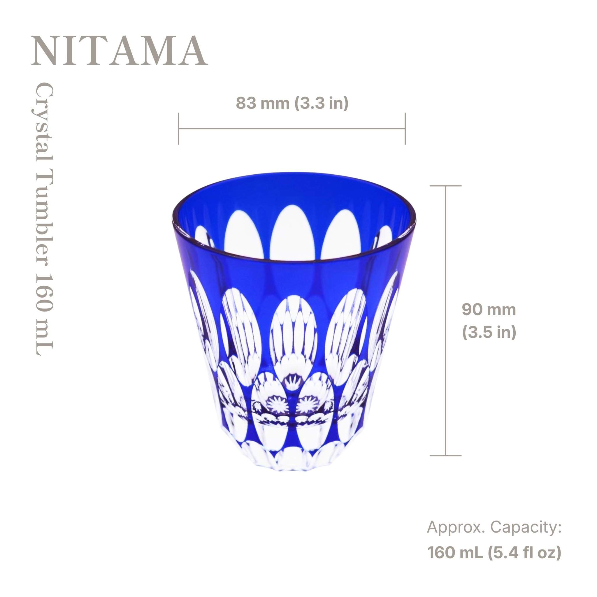NITAMA Crystal Tumbler 160 mL